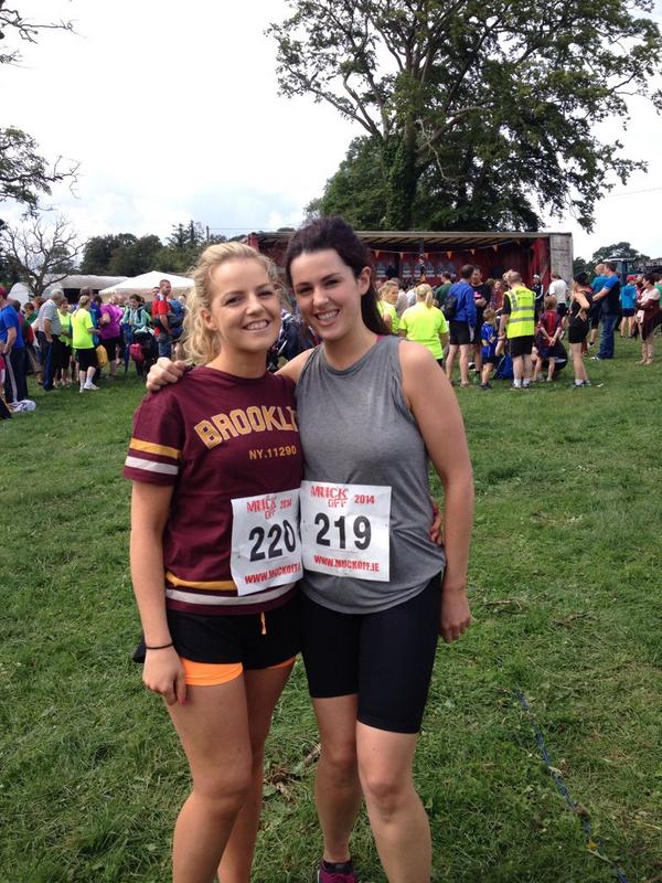 MuckOff2014's tweet photo. @BrandArmy  the girls all set for Muck Off. @jenmariegleeson @niketacavanagh  #muckoff2014 http://t.co/HlimjkpNN6