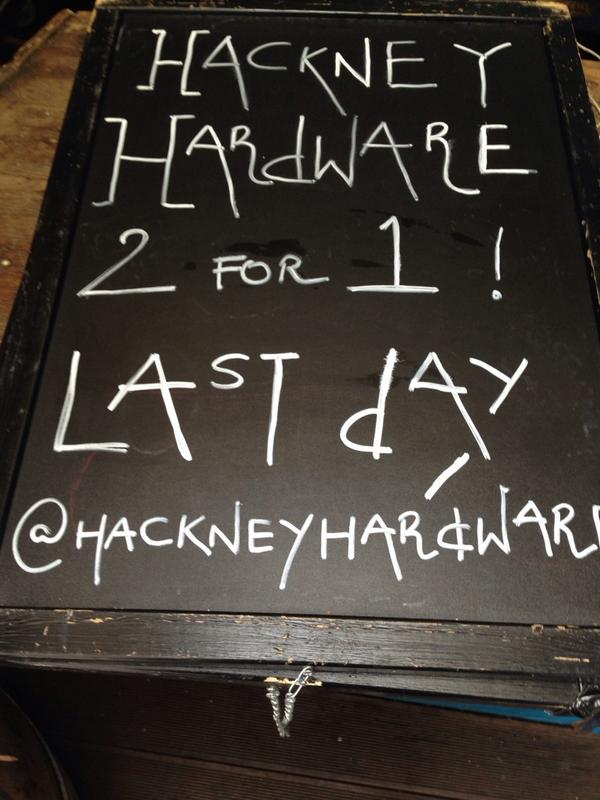 HackneyHardware's tweet image. 2 for 1
#LASTDAY