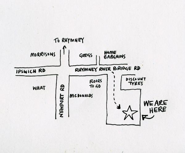For anyone visiting us for the first time today, here's a little map of where we are