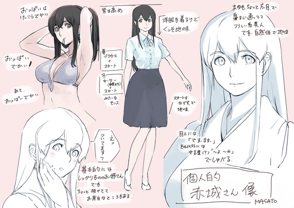 個人的な赤城さんに対するイメージ。