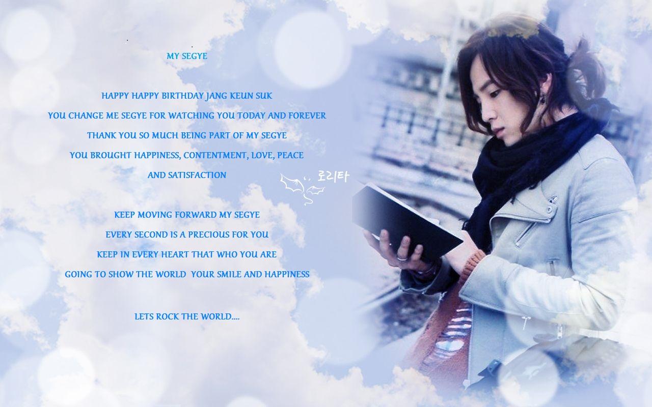   HAPPY BIRTHDAY JANG KEUN SUK YOU DRIVE MY WORLD CRAZY.. CRAZY.. CRAZY.. :) 