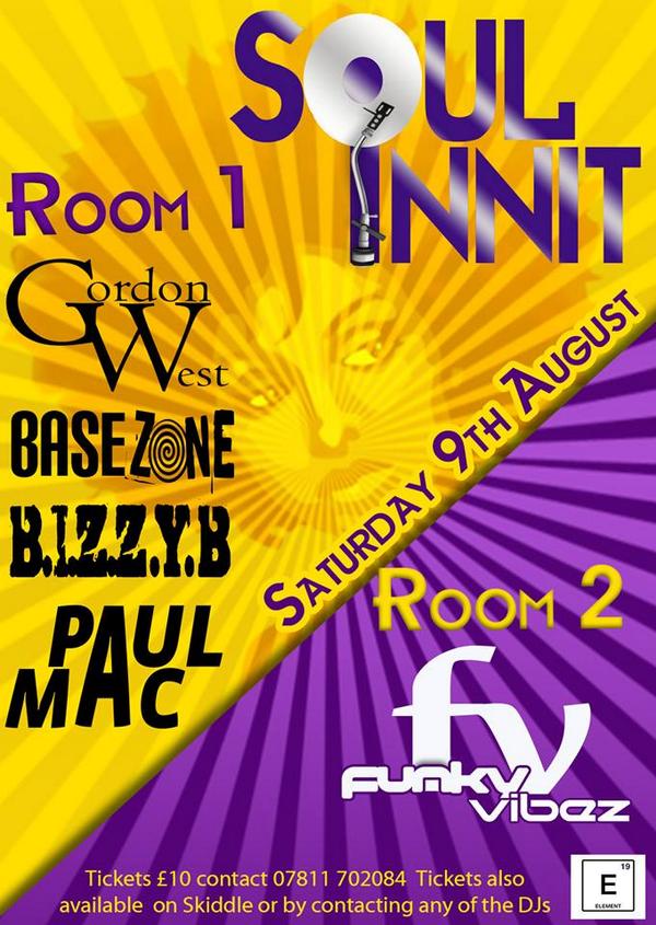 SoulInnit's tweet image. This Sat 9th Aug @E19cocktailbar come &amp;amp; celebrate @SoulInnit 1st Anniversary. More info soulinnit.co.uk