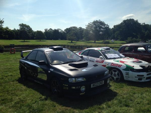 designsmartweb's tweet image. My #Subaru at helmingham hall #car show today