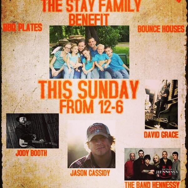 Bareback_Bar's tweet photo. The Stay Family Benefit is today from 12-6!! #staystrong http://t.co/NLgxNFOGRW