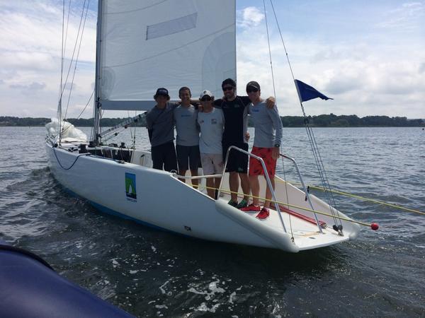 OakcliffSail's tweet photo. Oakcliff's Lalumiere advances to semis! #oakcliffsailing #goteam http://t.co/khkhUh2haN