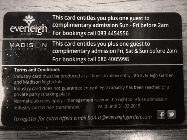 HigginsClonskea's tweet photo. Follow us and RT this for the chance to win an @EverleighGarden Industry card. Winner picked randomly on Weds at 5pm! http://t.co/heGAtEpUXF