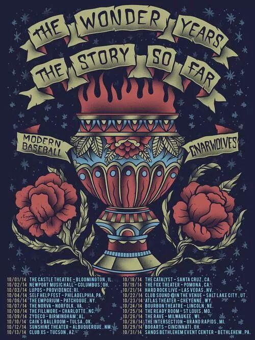 Just announced: The Wonder Years, The Story So Far, <a href="/ModernBaseball/">Modern Baseball</a> &amp; <a href="/Gnarwolves/">Gnarwolves</a> 10/21 at @HardRockStrip!
