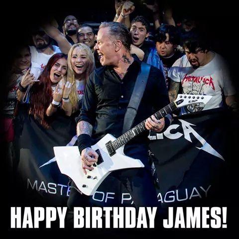 HAPPY BIRTHDAY JAMES HETFIELD!  
