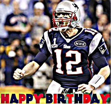 To wish Tom Brady a very Happy Birthday!! 