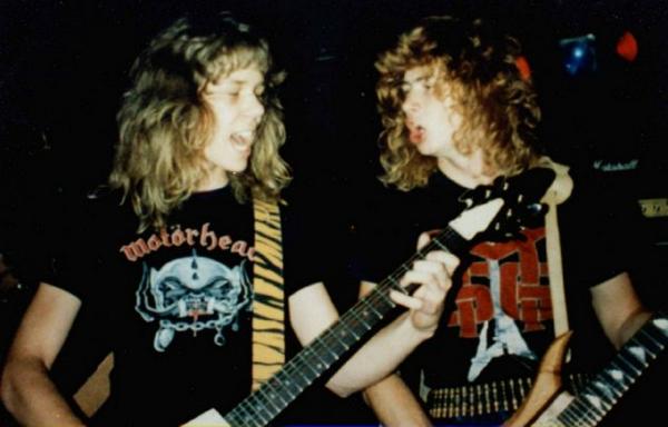 Happy birthday to my first real guitar partner. We changed the world brother! #JamesHetfield