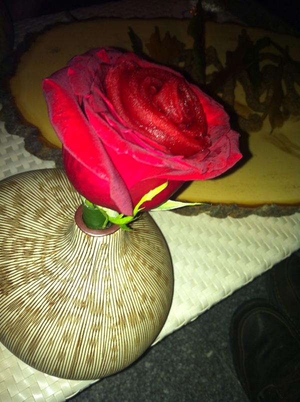 estrellacarri15's tweet photo. La cena prometía desde el principio!! http://t.co/2lJe6TcWDx