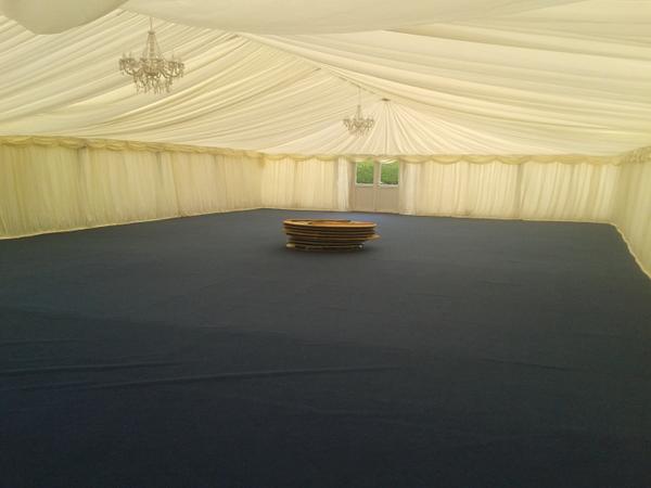 Vip marquee at the open at hoylake