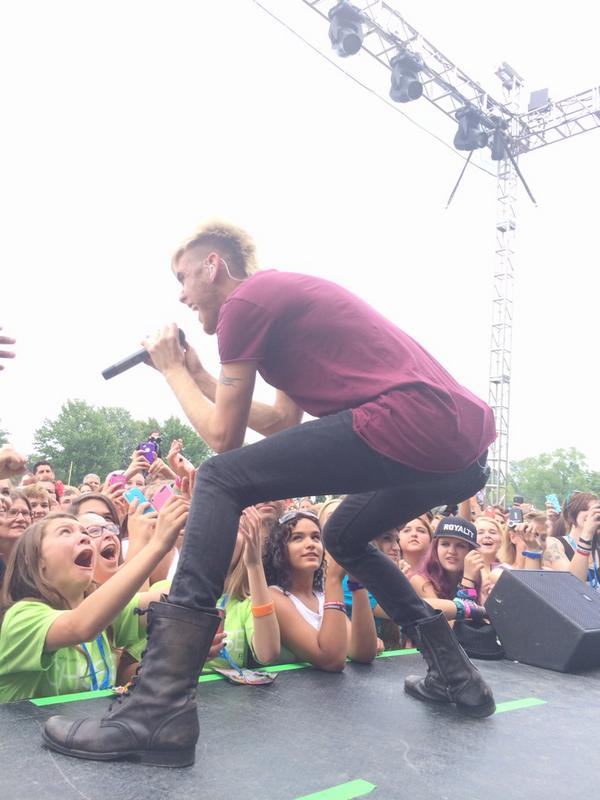 YeahImCatholic's tweet image. Here's some pictures from today's concert. For King and Country &amp;amp; Colton Dixon. Front row for Colton Dixon!