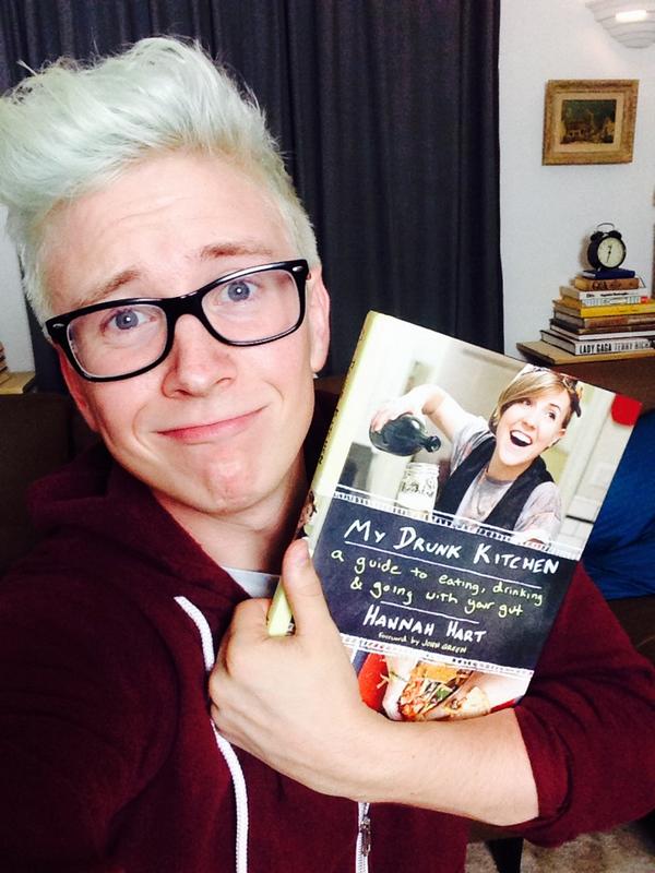 tyleroakley's tweet image. Look what I got in the mail - @harto's new book! So proud of her! Get your copy: hannahhart.com/book 😘