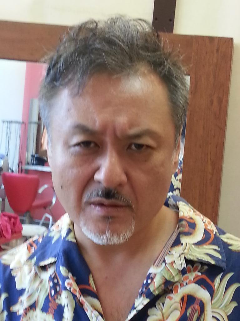 GAICHI on X: ガオーッ系な役もおわり、いきつけのパーマ屋さんでパリサツに！ああ、さっぱり？  http:t.cotoITEt79iD  X