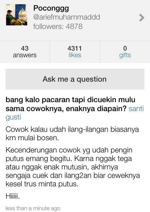 Poconggg's tweet photo. Kalau cowok udah mulai ilang-ilangan: http://t.co/VhTzjeNw6o