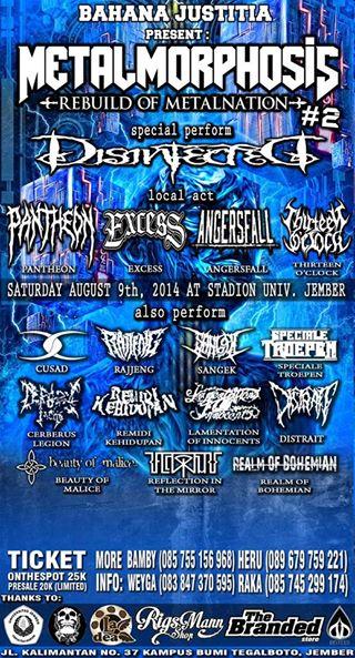 CusaDBanD's tweet photo. Berbagi info..
COMING SOON 9th August 4 " METALMORPHOSIS " At Univ jember..
with CUSAD @CusaDBanD and many more.. http://t.co/gMYDOJEbt6