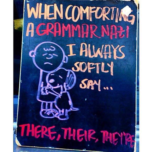 youstaysalty's tweet image. Being an #englishteacher, I really appreciate this reference to #grammarproblems. #Woodstock is left out as always.