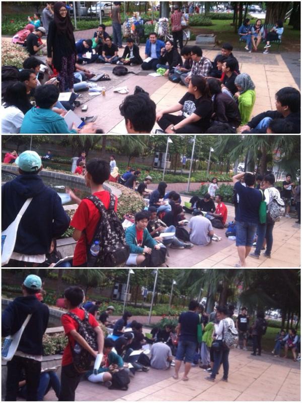 #dokumentasi 03 Agustus 2014 di Taman Menteng, Jakarta Pusat