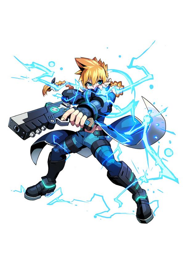 今日は主人公であるガンヴォルトくん（14才）通称=GVをご紹介します