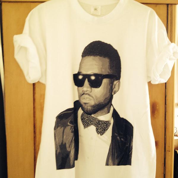 mariacoco4u's tweet photo. Hand finished Kanye West top. #KanyeWest #fashion #celebs #mariacoco #photography #unique http://t.co/pTLQinL4dN