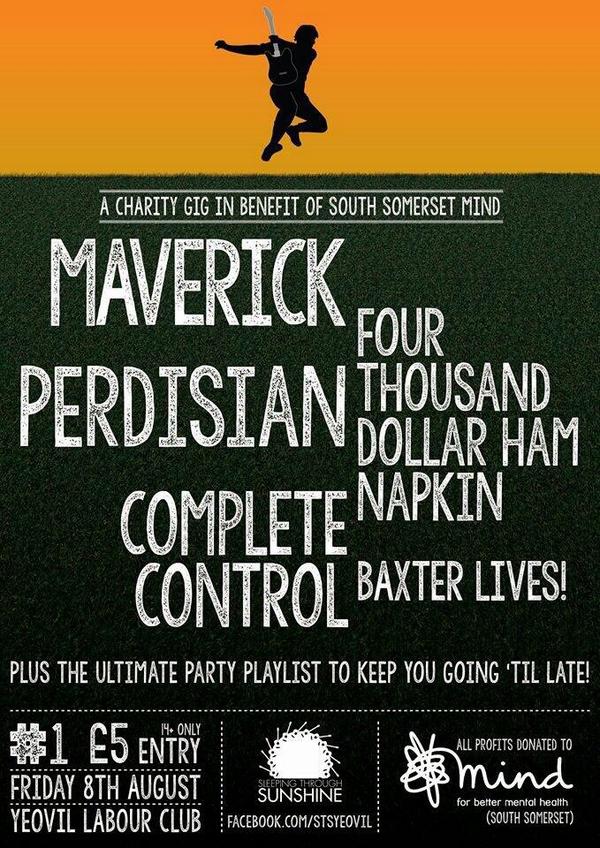 BaxterLives's tweet image. RT this if you're coming to our first show at the Labour Club on Friday! £5 OTD. 7pm til late! #yeovil