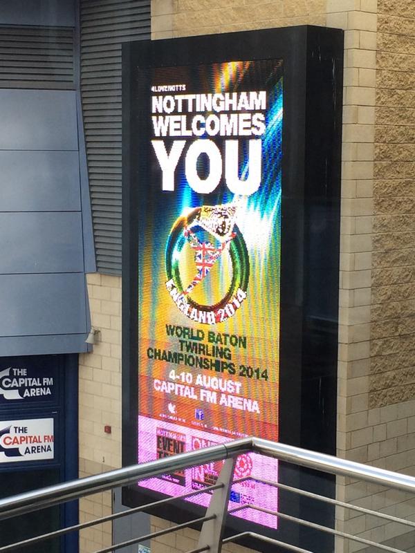 AngelTwirlers's tweet photo. Photo shoots, interviews, floor down and training later #exciting #worldbaton2014 http://t.co/5LICUJQfSU