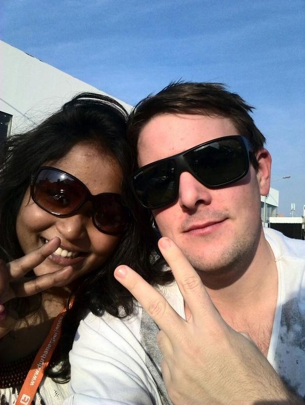 TranspaZA's tweet photo. Happy customer selfies @fredoosh_ #TranspaZA #UIA2014 #Desbaker http://t.co/E6m7hzxxd9