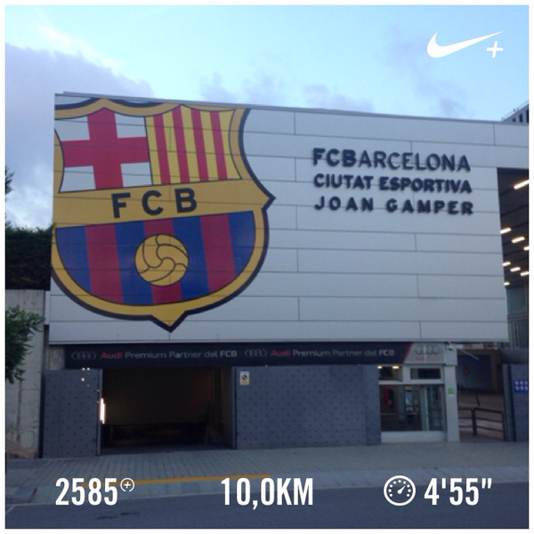 Mejorando👍👍👍👍 Acabo de correr 10,0 km a un ritmo de 4'55"/km con Nike+. go.nike.com/062odi5p #nikeplus