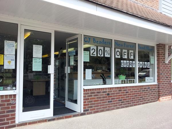CJBeaders's tweet photo. @CJBeaders 20% off everything at our shop in Highcliffe all week. Excludes gift vouchers and courses. http://t.co/nqp5exzOPE