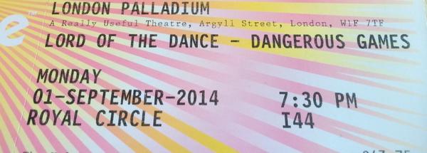 grainne__rose's tweet photo. Excited that @MichaelFlatley Lord of the dance dangerous games tickets came today 😄🍀💃 http://t.co/pUu4EmGAZ7