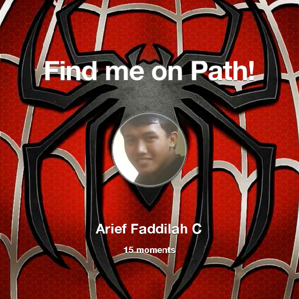 arief_fc's tweet photo. Find me on #Path now! Go to: http://t.co/RoNaZfyJUP! #thepersonalnetwork http://t.co/ozG0ll8bSz