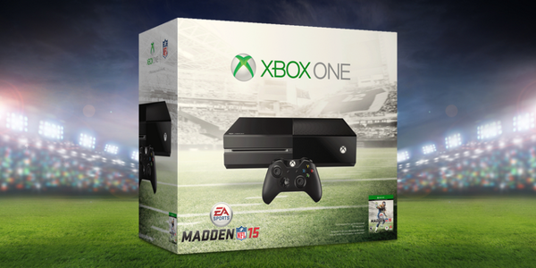 XBOX's tweet photo. Our first draft pick is in.
Meet the #XboxOne @EAMaddenNFL 15 Bundle: http://t.co/jdYzPJBPt1 http://t.co/Hw0ZCWlW0K