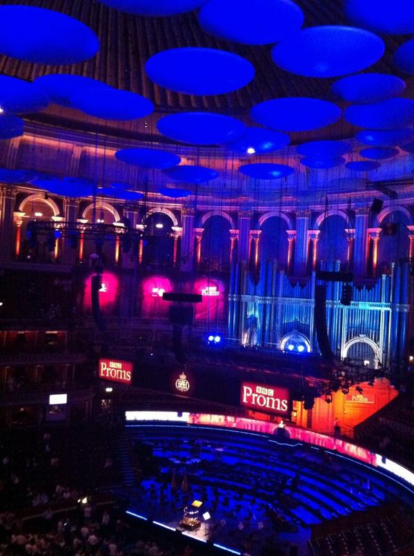 ACharisPollard's tweet image. Royal Albert Hall looking magical #BBCProms2014