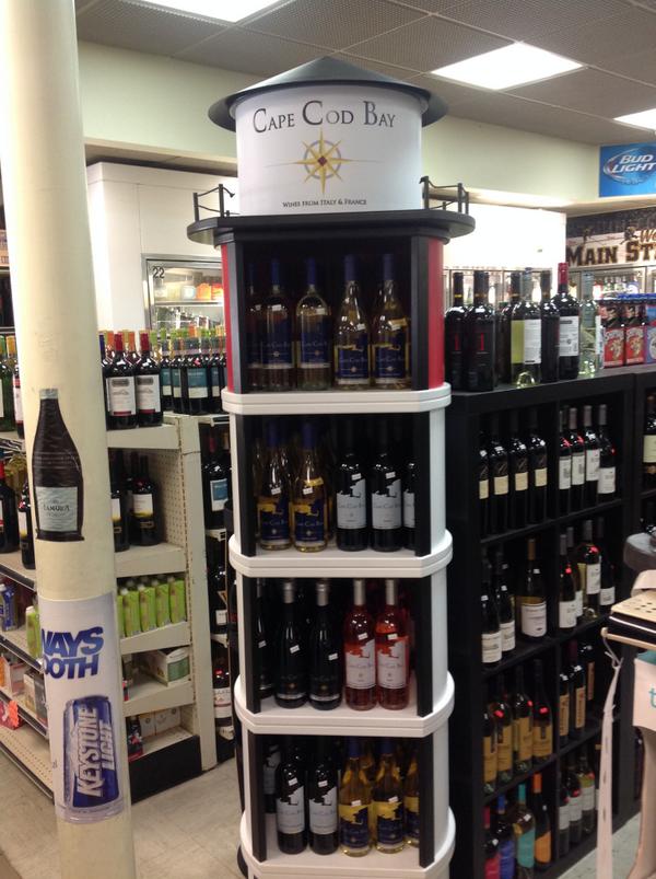 CapeCodBayWines's tweet photo. Check out our beautiful display at Main Street Market in Harwich! #capecod #capecodbay #wine http://t.co/FObf8Ub0e5