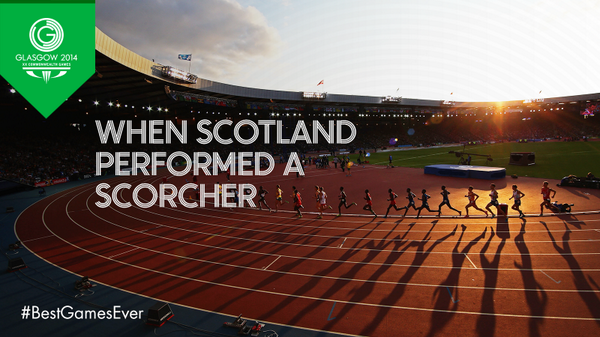 Glasgow 2014 got off to a scorcher with sporting action and sunshine! #BestGamesEver