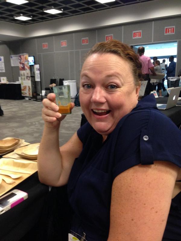 chefrubber's tweet photo. Best thing I ate selfie! #AOCF2014 http://t.co/EbBDZbS1sE