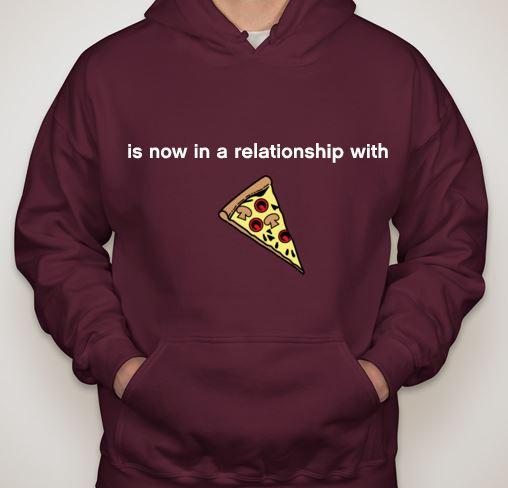 mypizzabf's tweet photo. Now selling sweatshirts! Cuddle up, look great, and profess your love for pizza, all in one item. xoxo #mypizzabf http://t.co/0EbaufMDAM