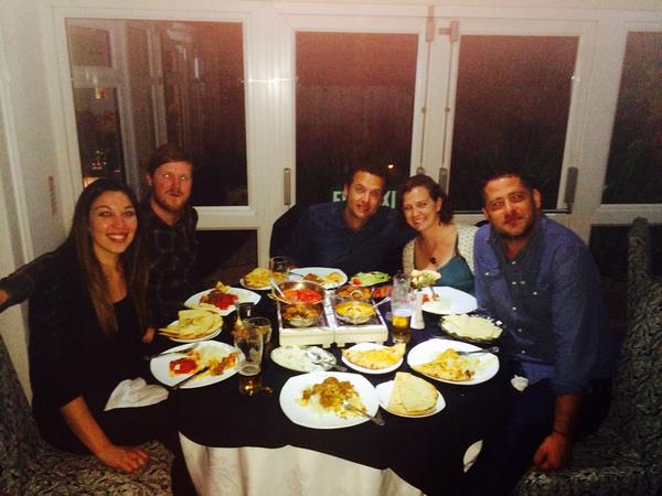 WeAreAugustines's tweet photo. A night out celebrating with good company and wonderful Indian foooood #roganjosh #joshrogan #happybirthday http://t.co/dNptq7LHOB