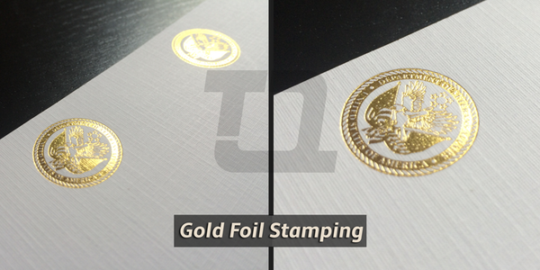 ThermoQuick's tweet image. Today's Sample: Gold Foil Stamping.  #GoldFoil #Printing #BusinessCards #WholesalePrinting