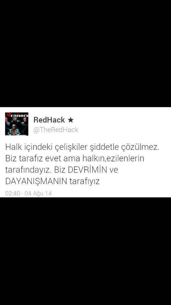 Gezi24's tweet image. Bize destek veren, sahip çıkan @TheRedHack&apos;e bin selam olsun!
#RedHackSusturulamaz 
#RedHackBurada #RedHack