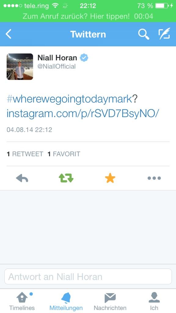 TabeaaPrantl's tweet image. Best thing of the World *~*❤️
Directioner for life 💕
#firstretweet 
 
@NiallOfficial