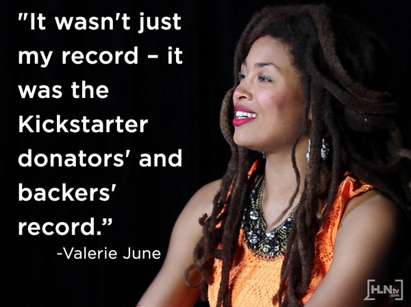 HLNTV's tweet photo. See how @TheValerieJune made sweet music w/ the help of @kickstarter at 7aET on @MorningExp! #PushinAgainstAStone http://t.co/ryKmXOFtez