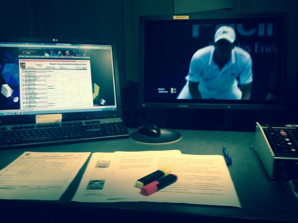 Hei me valvotaan ja homman nimi on ATP tennis from Toronto! #MTV Sport 1 LIVE