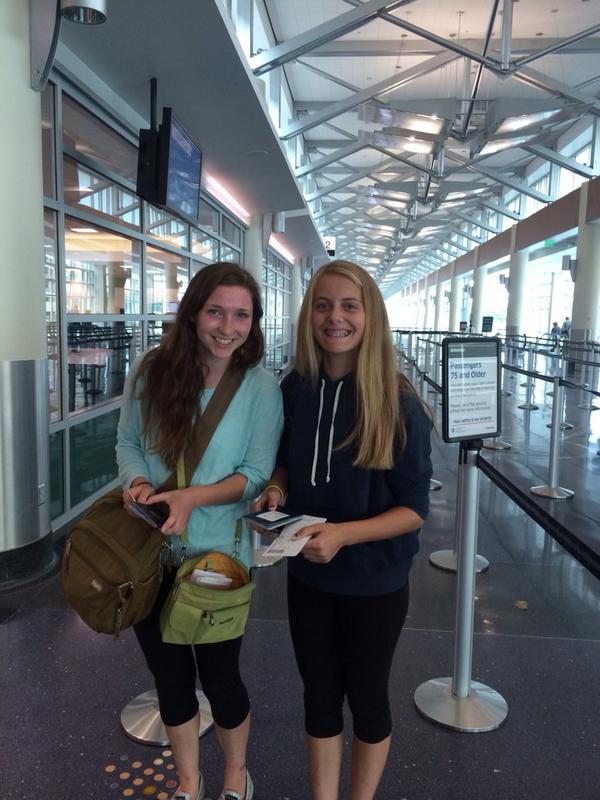 HaugumP's tweet image. Mary and Sarah are Germany bound!! #prayingforasafetrip. @muguah_14 @cinnamoninneman