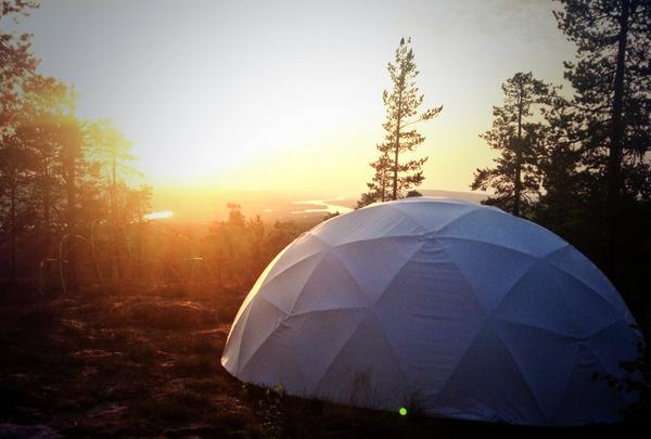agitcirk's tweet image. Today #komsiodome testing in Rovaniemi! Next time soon in the #southend of Finland! #treeform @tdesignplus
