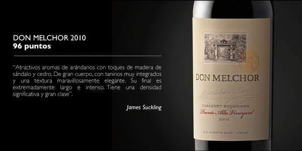 conchaytoro's tweet photo. #DonMelchor elegido el Mejor Cabernet Sauvignon de 2010 por @JamesSuckling http://t.co/VFZxixWMp9 http://t.co/GAcBREnu3A