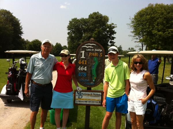 MartieDunning's tweet image. @Schneiders Family golf day at Lake St. George #Schummer #FOREFUN
