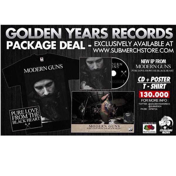 Go pre order!! <a href="/ModernGuns/">MODERN GUNS</a> package deal cd + t-shirt and poster only 130 rb order via <a href="/submerch/">submerchstore.com</a> +62 878 87860062
