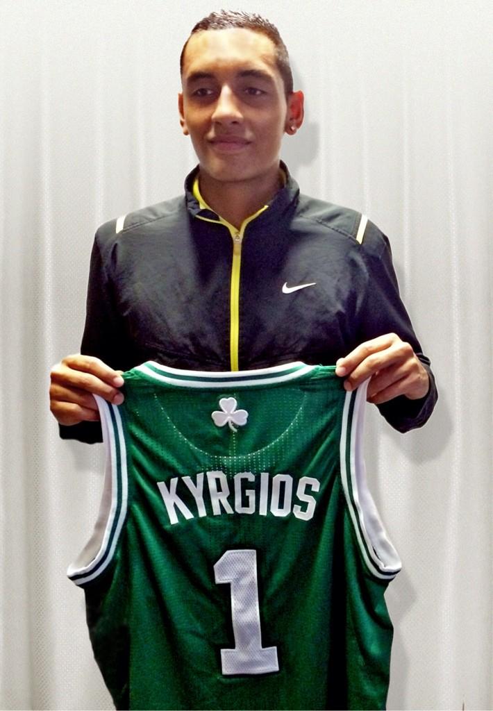 José Morgado on X: More than a Celtics' fan, Nick Kyrgios is a NBA fan.  Earlier today in Brisbane [getty]  / X